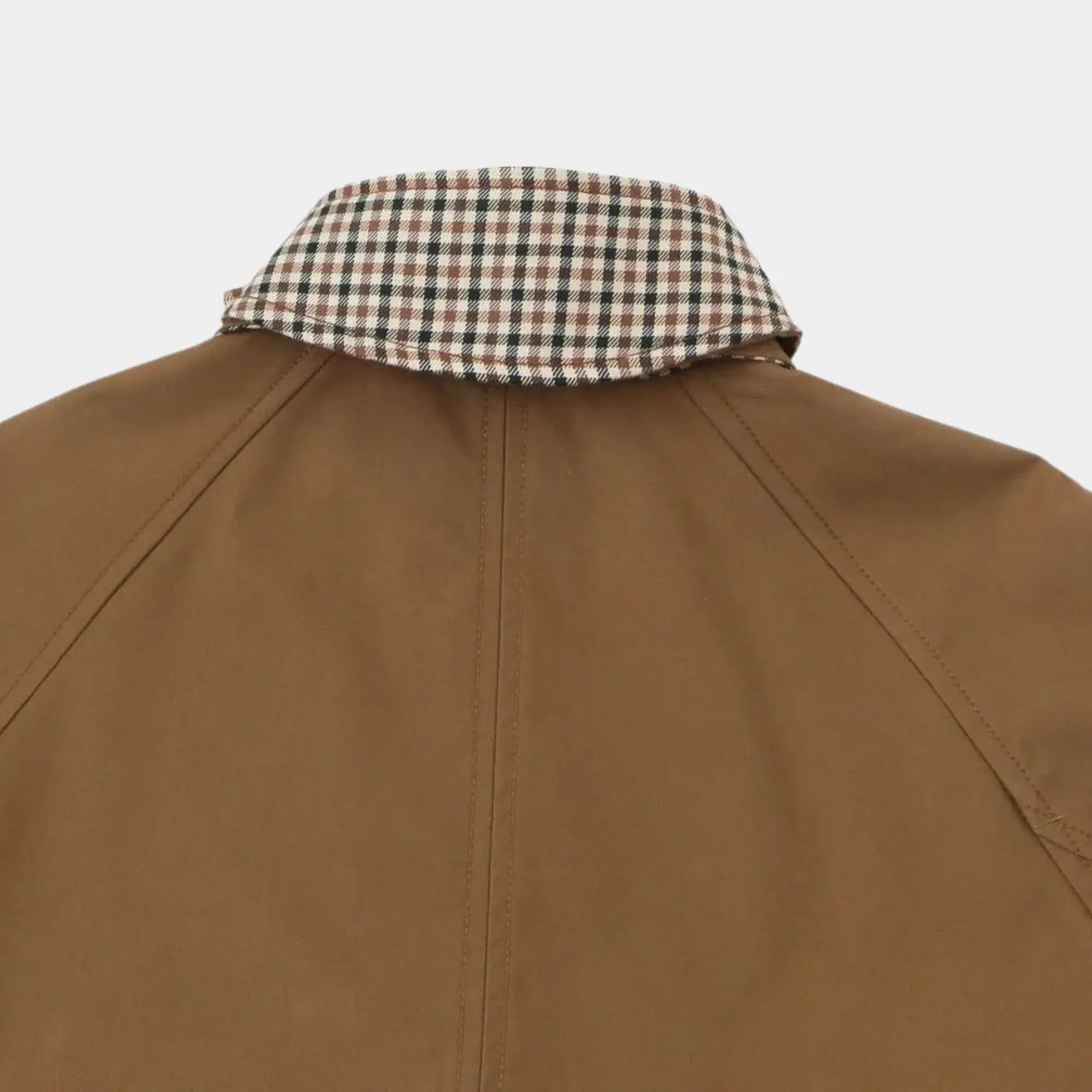 Casaco feminino longo xadrez casual chic elegante