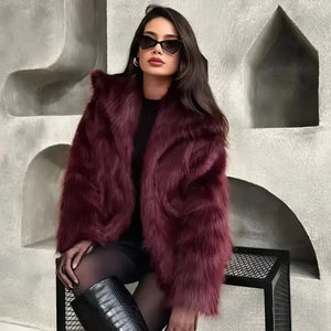 Casaco Feminino Vinho Fox