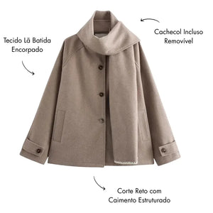 Casaco Lã Batida Feminino