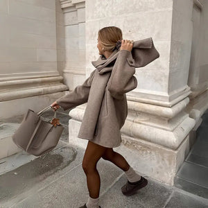 Casaco Lã Batida Feminino