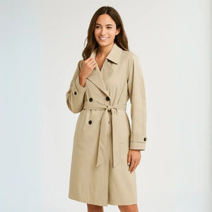 Casaco Longo Feminino Bege