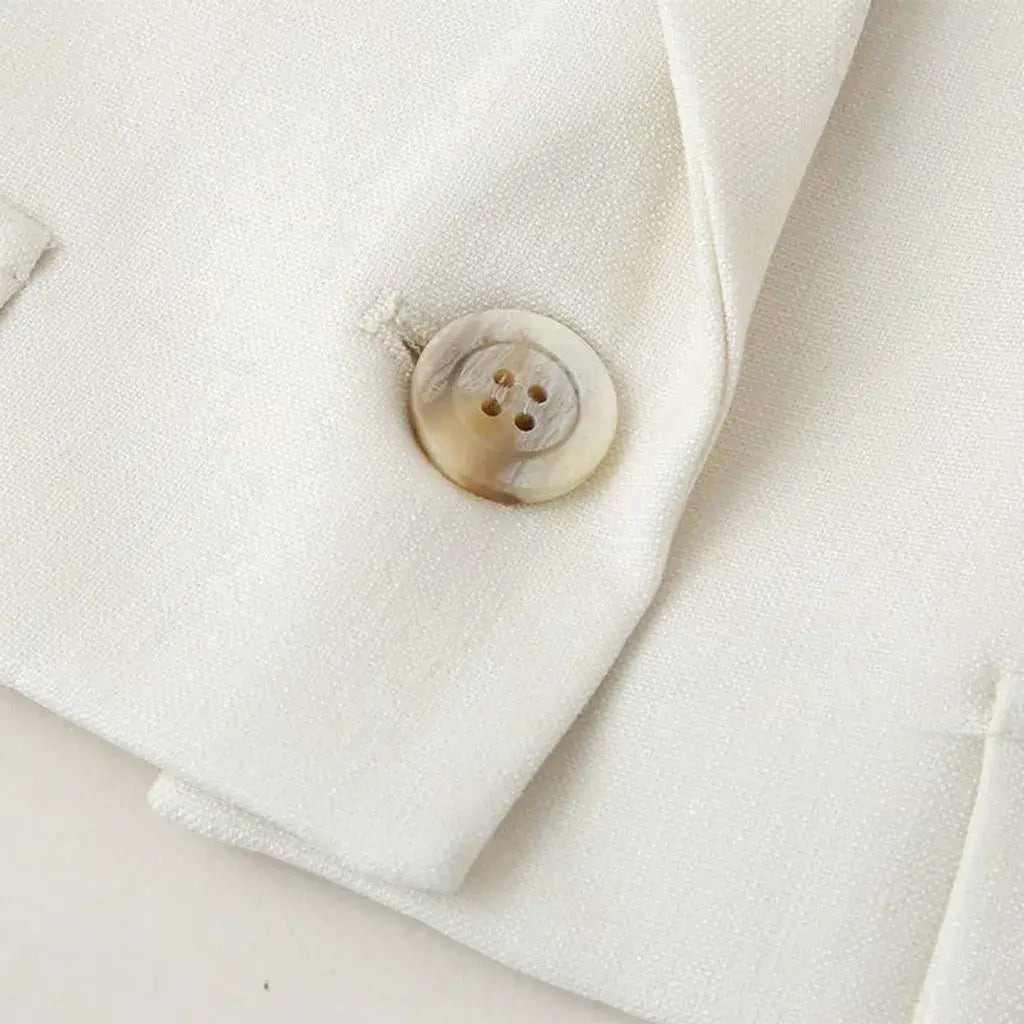 Conjunto Alfaiataria Colete Elegante Calça Pantalona
