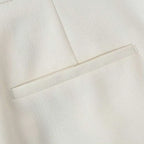 Conjunto Alfaiataria Colete Elegante Calça Pantalona