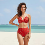 Conjunto Biquíni Hot Pants Saída de Praia Saia Longa