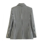 Conjunto Blazer Feminino Xadrez