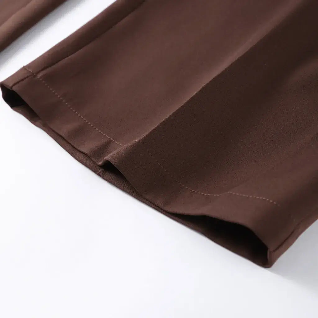 Conjunto Feminino Alfaiataria Marrom Modelo Mariane