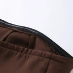 Conjunto Feminino Alfaiataria Marrom Modelo Mariane