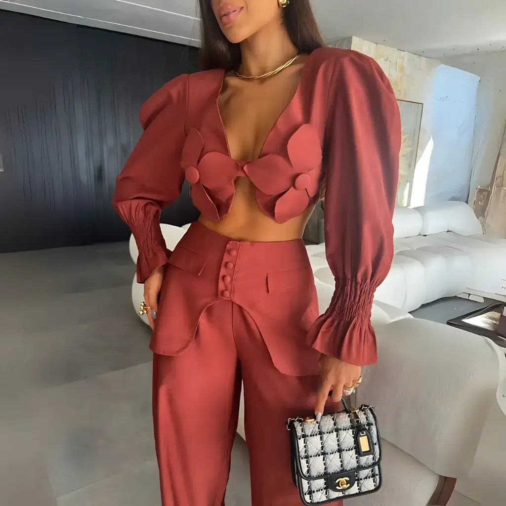 Conjunto Feminino Alfaiataria Social Samira