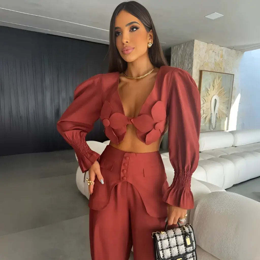 Conjunto Feminino Alfaiataria Social Samira