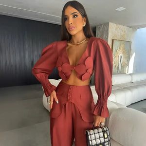 Conjunto Feminino Alfaiataria Social Samira