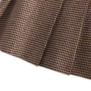 Conjunto Feminino Blazer Saia Xadrez