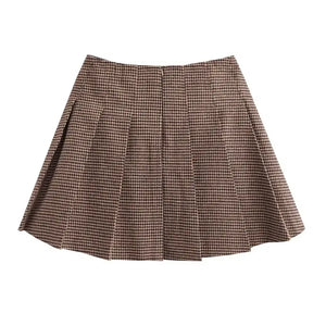 Conjunto Feminino Blazer Saia Xadrez