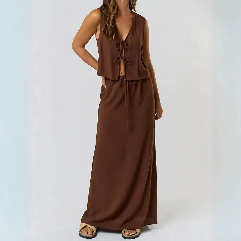 Conjunto-Feminino-Marrom-Modelo-Pietra