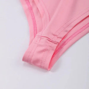 Conjunto Feminino Rosa Saia Longa e Blusa Cropped