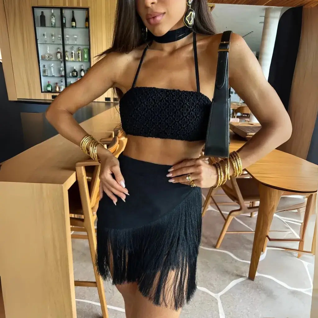 Conjunto Feminino Saia e Top