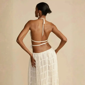 Conjunto Saia e Cropped