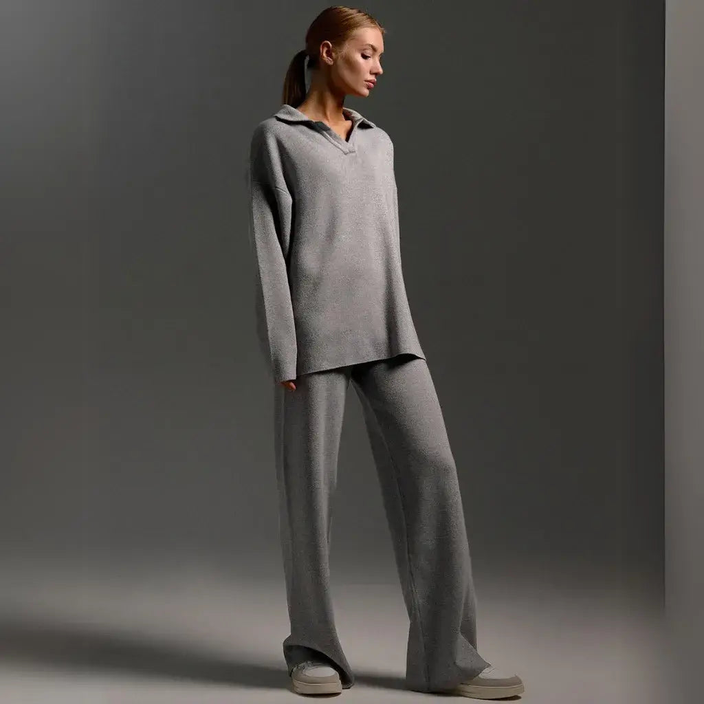 Conjunto de Frio Feminino de Malha