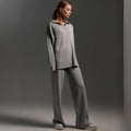 Conjunto de Frio Feminino de Malha