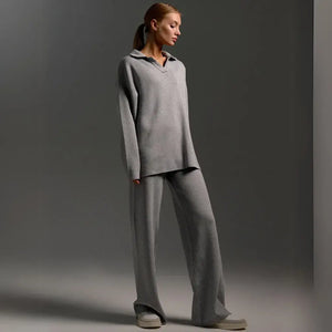 Conjunto de Frio Feminino de Malha