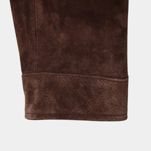 Jaqueta feminina marrom premium estilo bomber oversized 
