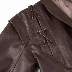 Jaqueta-Feminina-de-Couro-Marrom