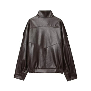 Jaqueta bomber feminina preta tendência 2026