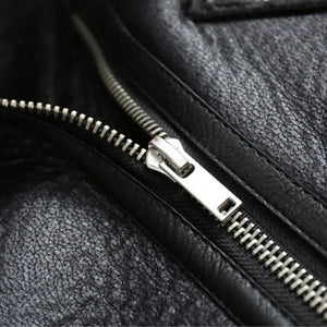 Jaqueta-de-Couro-Feminina-Preta-Modelo-Rebel