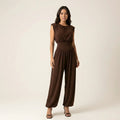 Macacão Feminino Longo Elegante com Cintura Marcada
