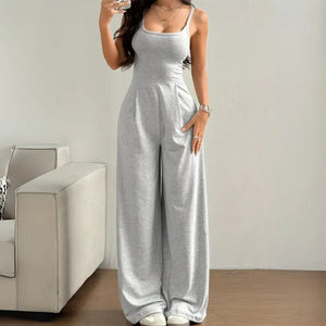 Macacão Feminino Longo Soltinho Acinturado