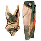 Maiô Estampado Feminino Bojo com Saida de Praia