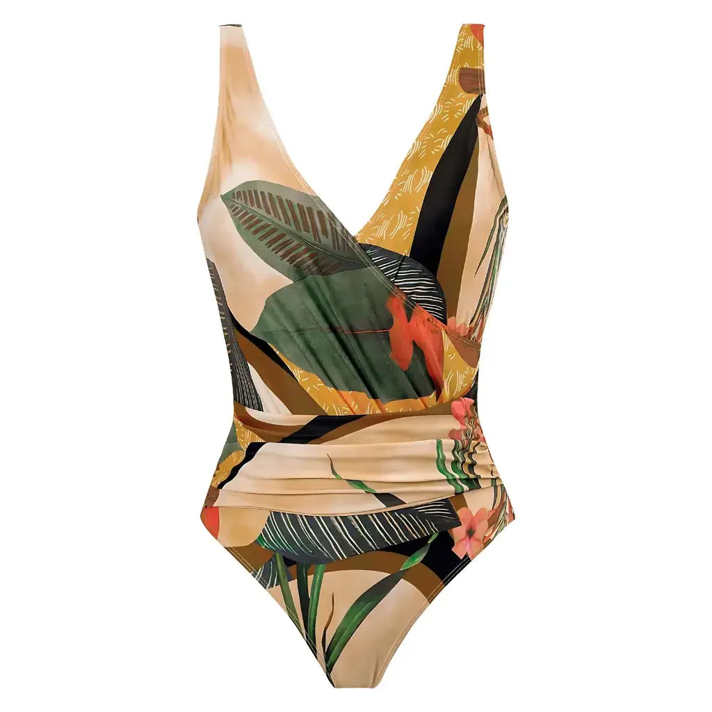 Maiô Estampado Feminino Bojo com Saida de Praia
