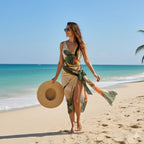 Maiô Estampado Feminino Bojo com Saida de Praia