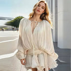 Vestido-Boho-Chic-Babado-Curto
