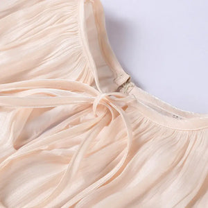 Vestido Boho Chic Babado Curto