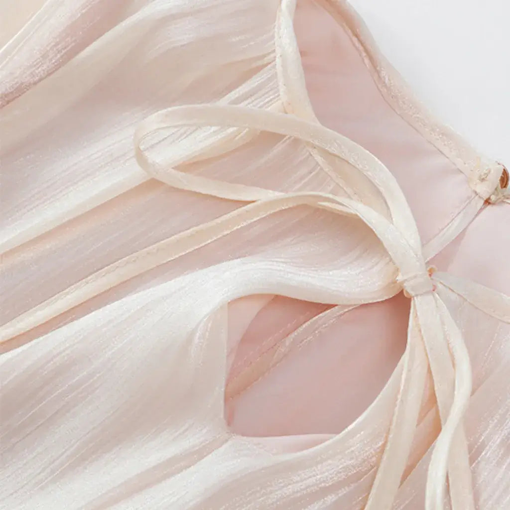 Vestido Boho Chic Babado Curto