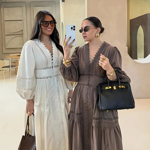 Vestido Boho Chic Longo Feminino Elegante Casual