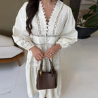 Vestido Boho Chic Longo Feminino Elegante Casual