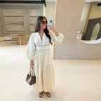 Vestido Boho Chic Longo Feminino Elegante Casual