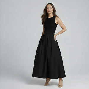 Vestido Casual Básico Longo Feminino