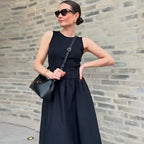 Vestido Casual Básico Longo Feminino