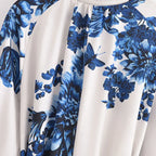 Vestido Estampado Flores Boho Chic Curto