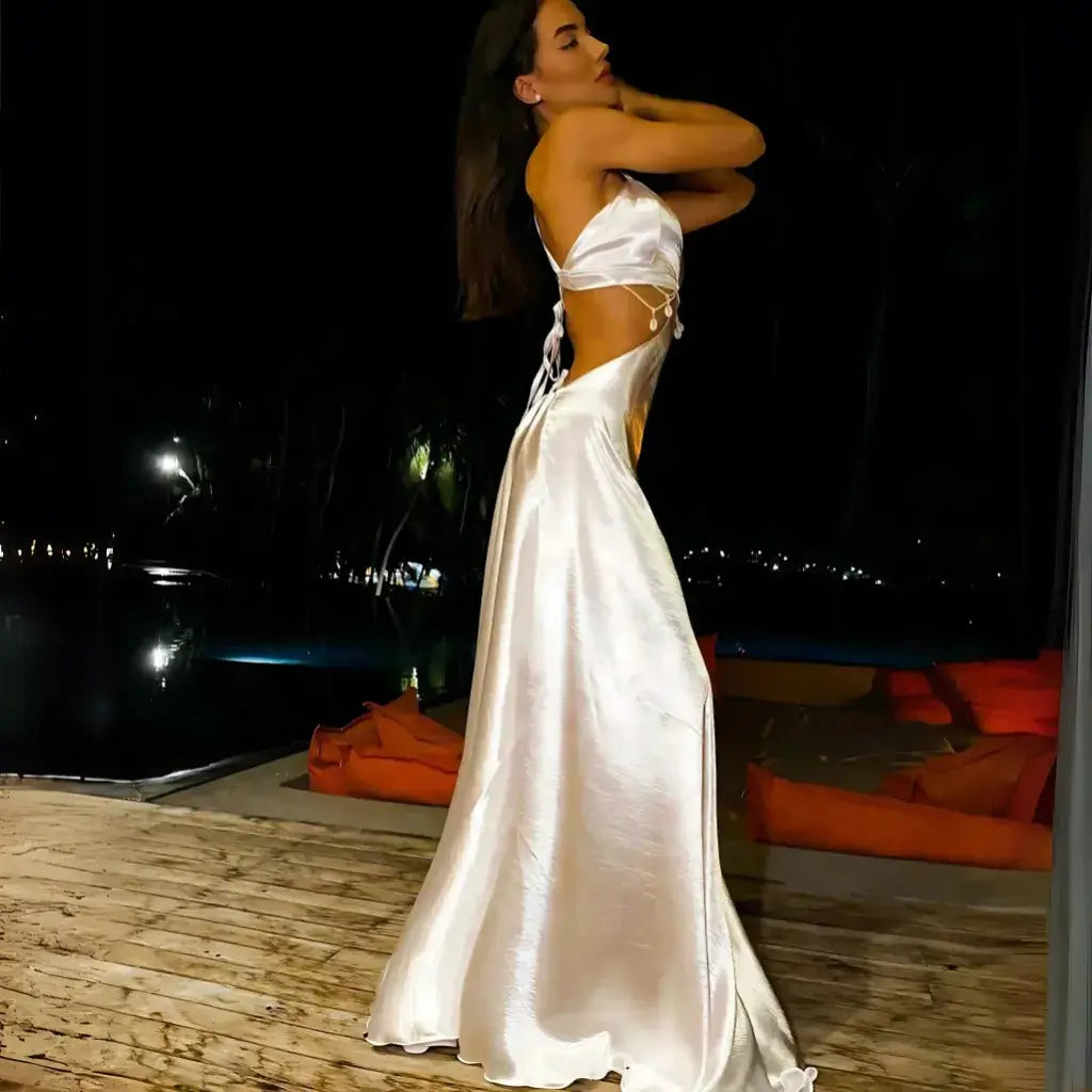 Vestido-Longo-Branco-Cetim-Modelo-Lady
