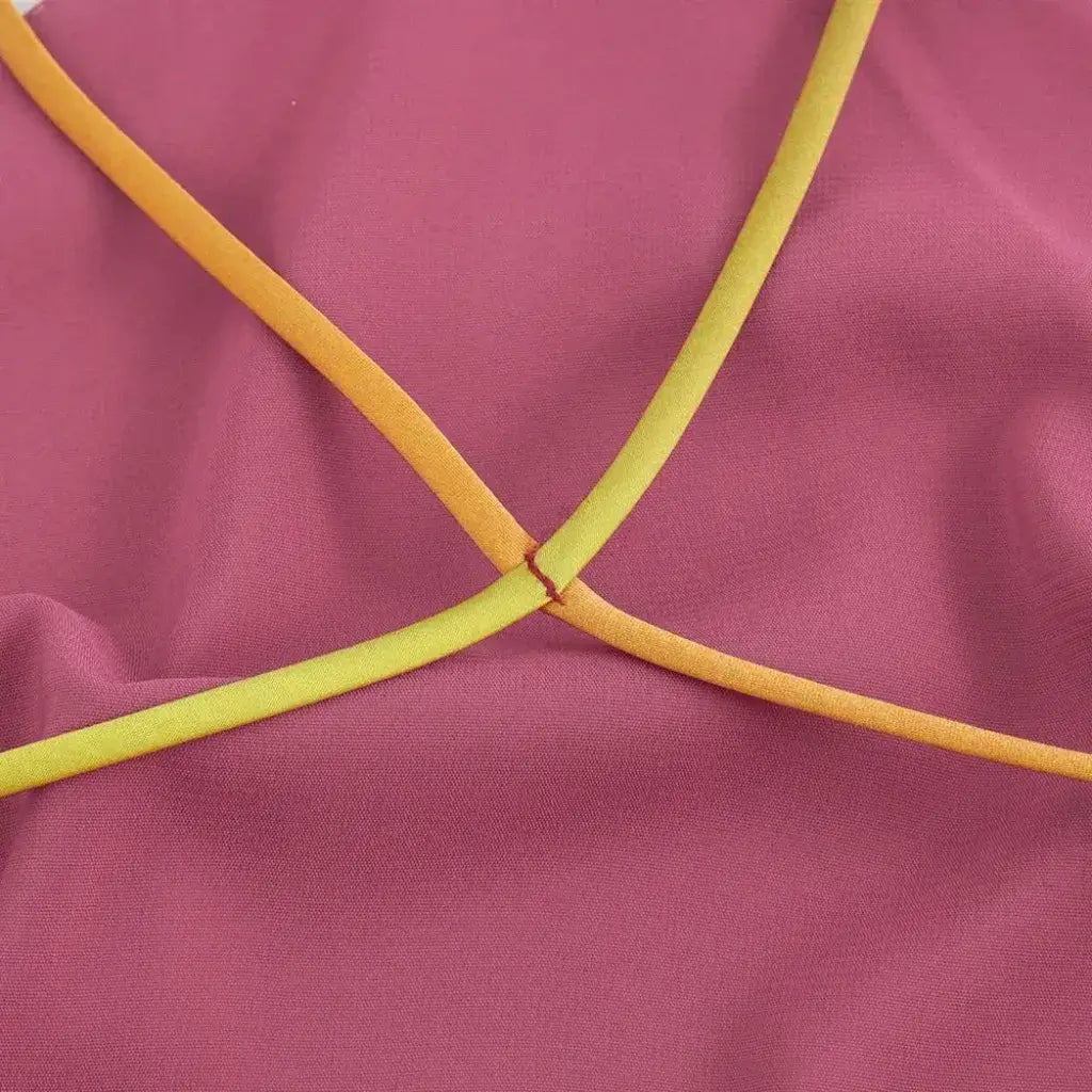 Vestido Longo Cetim Estampado Aquarela Elegante