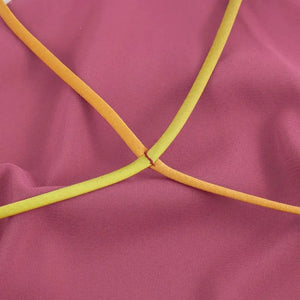 Vestido Longo Cetim Estampado Aquarela Elegante