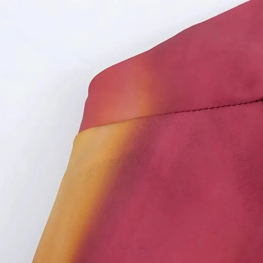 Vestido Longo Cetim Estampado Aquarela Elegante