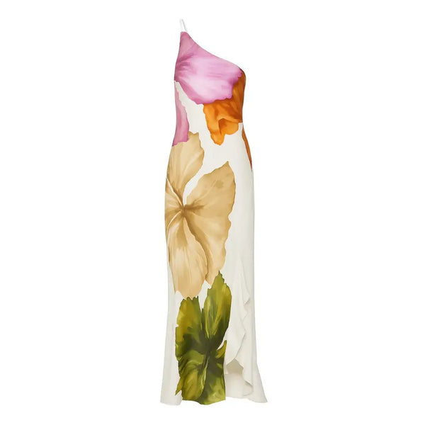 Vestido Longo Feminino Estampado Floral