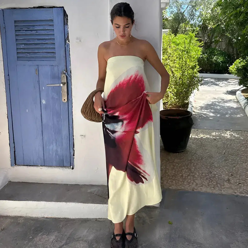 Vestido Longo Modelo Marina