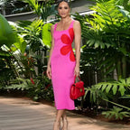 Vestido-Midi-Rosa-Flower
