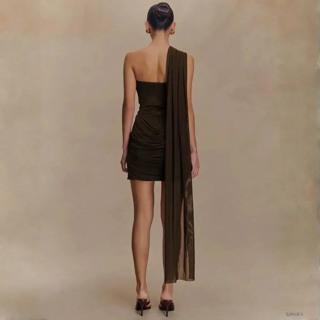 Vestido Tomara que Caia Curto Feminino de Festa