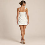 Vestido Feminino Curto Corset Drapeado - Chiara